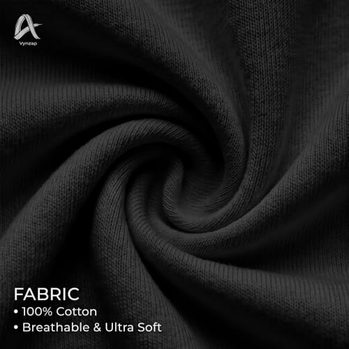 Image of Men's Long Sleeve T-Shirt 100% Cotton Plain Crew Neck Casual Regular Fit Soft Basic Tee for Men