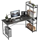 SIMPLE HOGAR Escritorio Minimalista,Escritorio Oficina XXL,Escritorios con Repisas,Escritorios de Madera,Escritorios...