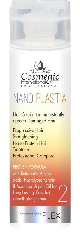 Nano Plastia Hair Straightening Treatment, Instantly Repairs Damaged Hair, with Botanicals, Amino Acids, Hydrolyzed Keratin, Moroccan Argan Oil-image-36