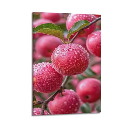 Poster mural moderne avec pommes fraîches ZHOUKEG 20x30 cm