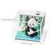 Amagogo Time Piece Calendar 2025 3D Memo Pad Panda Shaped, Creative, Cute Keepsake Decoration Tear Away, Time Piece Calendar