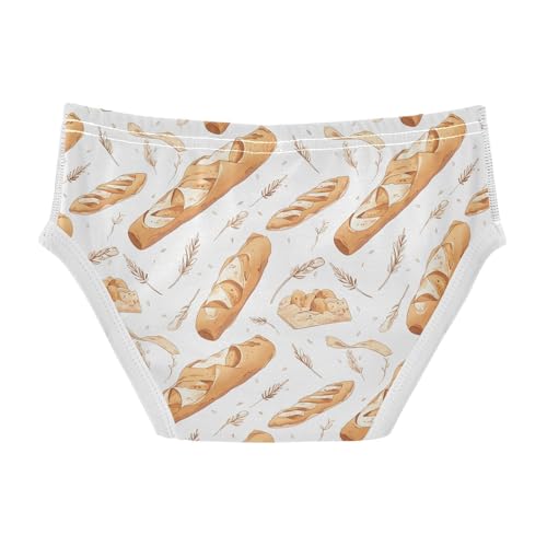 visesunny Boys Potty Training Underwear Food Baguette Pattern Breathe Cotton Briefs Size 2T-8Y for Toddler2