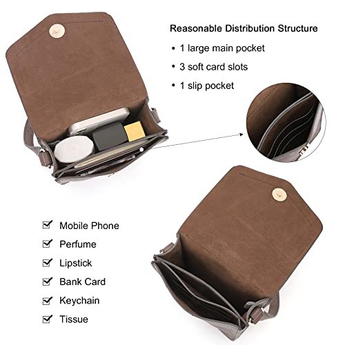 Cluci Mini Backpack Purse For Women Small Cross Body Phone Purse Tassel Sling Handbags For Women Adjustable Shoulder Bags Ladies Summer Purse Coffee #TOP3