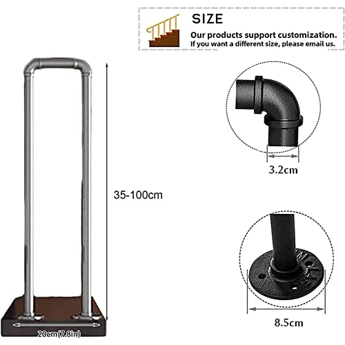 Garde-corps en fer forgé d'escalier extérieur au design architectural - 4