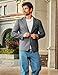 Vssjavun Mens Suit Jacket Fashion Sport Coats Wedding Dress Party Suit Blazer Dgrey 2XL