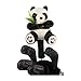 YOOJIA Adorable Panda Design Golf Club Headcovers Set - 1 Driver, Fairway Wood, 5 Wood, Putter for Golf Enthusiasts Driver One Size