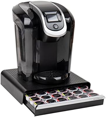 Mind Reader Hero Coffee Pod Drawer, One Size, Black