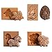 Biscuit Press Znaczków Formy Narzędzie, Rzeźbione Drewniane Ciasteczka Formy, 4 Sztuk Kuchnia Cutter Do Pieczenia Decor