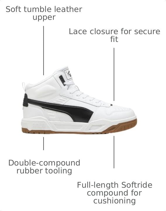 Image of Puma Mens Rbd Tech Mid Shoes