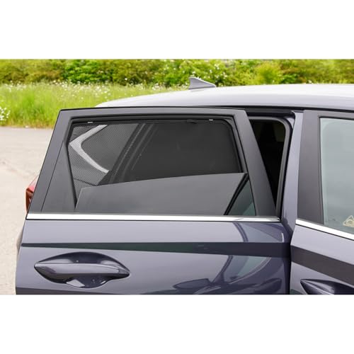 CAR SHADES Satz kompatibel mit Hyundai i20 5 türer 2020- (6-teilig), Schwarz