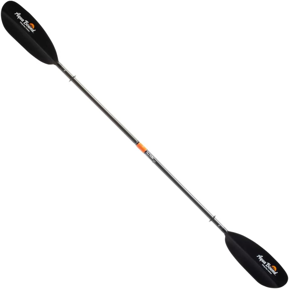 AQUA BOUND Sting Ray Carbon Kayak Paddle – Carbon Shaft/Carbon Blade, 4 Piece (Posi-Lok), Black, 260 cm AQUA BOUND Sting Ray Carbon Kayak Paddle – Carbon Shaft/Carbon Blade, 4 Piece (Posi-Lok), Black, 260 cm