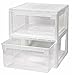 Produktbild 2 Stück Schubladenboxen mit Nutzvolumen 23 Liter pro Box. Passend für z.B. Shirts, Hemden, Wäsche, Papier, etc. Maße pro Box: 39,6 x 39 x 21,3 cm