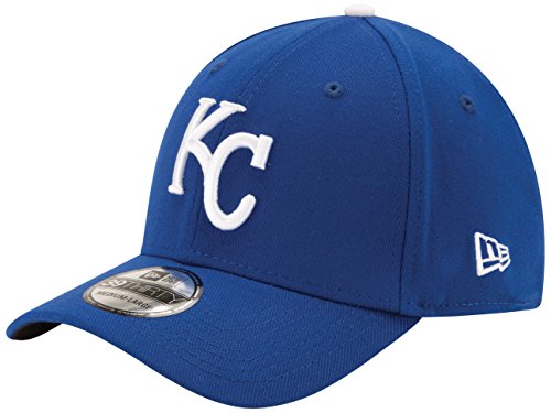 MLB Kansas City Royals Team Classic Game 39Thirty Stretch Fit Cap, Blue, Small/Medium