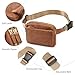 Vegan Leather Belt Bag for Women Fanny Pack Crossbody with Adjustable Strap Fashion Waist Packs by Amxnx…