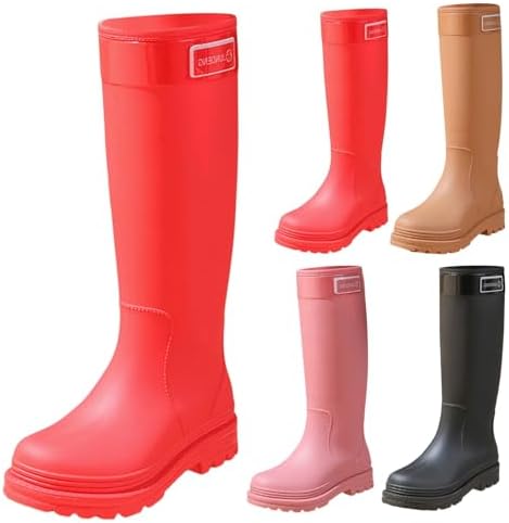 Chaussures De Pluie Pour Femme - Bottes D'hiver Pour Femme - Mid Chaudes Et Durables - Bottes De Neige Pour Femme - Bottes Thermiques Pour Femme - Cowboy Occidental - 41, Noir , 38 EU