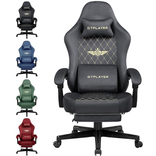 GTPLAYER Gaming Stuhl Stoff Gaming Chair Ergonomisch Bürostuh PC Stuhl,...