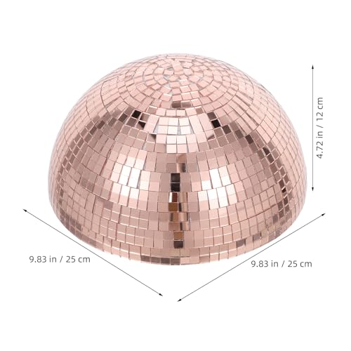 Bola Espejada Media: Globo Reflectante 3D de Ciencia Ficción Interstelar - Decoración para Fiesta Retro de los Años 70 y 80, Boda o Cumpleaños - Bola Espejada Autoadhesiva de 9,84 pulgadas miniatura 7