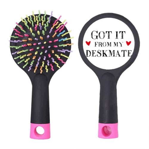 Brosse à cheveux démêlante diplôme Got It From My Deskmate unique cadeau félicitations