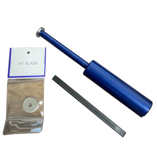 EESC2Y Bowling Ball Workout Tool, Bevel Draw Knifes, Bowling Accessories, Bowling Equipment with 3/4 Replacement Blade for Thumb Holes Adjustment