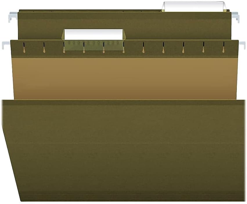 Pendaflex® Premium Reinforced Hanging Folders, 1/3 Cut, Legal Size, Standard Green, Pack Of 25