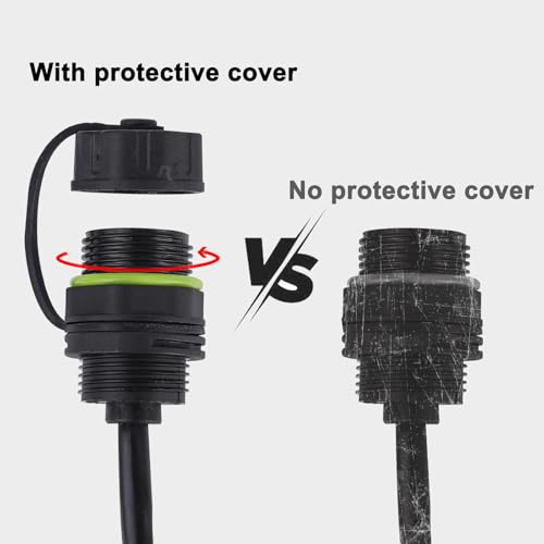 Adaptador Ethernet IP68 a Cable RJ45 1M miniatura 6