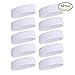 OnePlus 10 Pieces Stretchy Cotton Sports Headbands - White