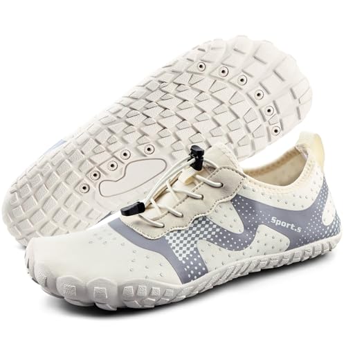 Image of Water Shoes for Men Barefoot Quick-Dry Aqua Sock Outdoor Athletic Sport Shoes for Kayaking, Boating, Hiking, Surfing, Walking