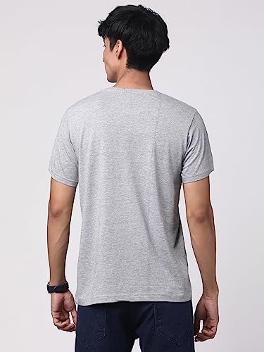 Image of ADRO Men's 100% Cotton Regular Fit T-Shirt