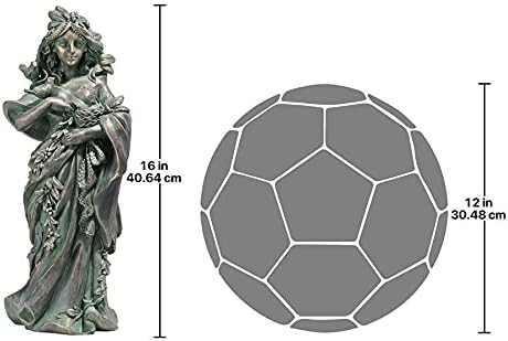 Miniatura 3 de Design Toscano NG31497 Madre Naturaleza Doncella de la Estatua del Bosque, A Todo Color