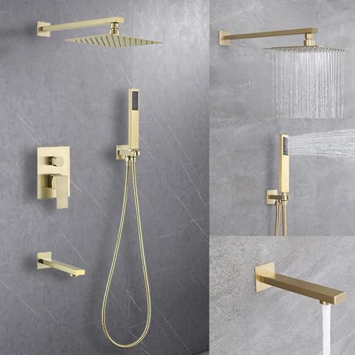 Mitigeur de douche encastré 3 modes à commande monocommande pour basculer facilement