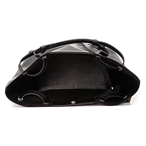 Bolsa Feminino Saco Lisboa Alice Monteiro Cor:Preto