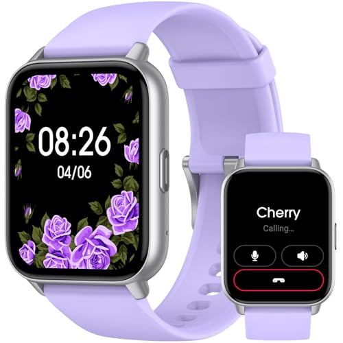 Smart Watch (Answer/Make Call) for Women Men, Fitness Tracker with Heart Rate, Blood Oxygen, Sleep Tracker, IP68 Waterproof Fitness Watch Step Calorie Counter Pedometer Compatible iPhone & Android