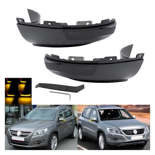 Clignotants latéraux de rétroviseur VW Tiguan 5N Sharan 2012-2015 répétiteur rétroviseur extérieur - 2