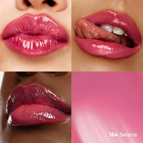 Image of Laka Fruity Glam Tint Mini | Glowing Korean Lip Tint with Hydrating Lightweight Texture | Buildable Color, Non-Sticky High Shine Gloss | K-Beauty Korean Makeup | #164 Serena?, 0.07oz