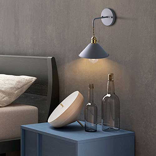 Applique murale moderne multicolore E27 luminaire réglable pour salon - 4