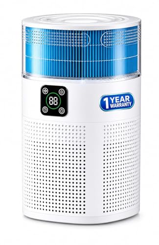 Image of Docoss 2 in 1 Air Purifier & Humidifier for Home & Office with Digital Display, H13 Truehepa Filter Air Purifier for Bedroom & Removes 99.99% Pollutants, Allergens, Pet Danger & Dust