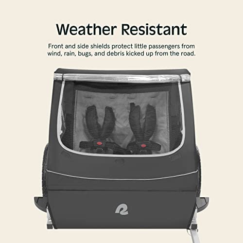 Image of Retrospec Rover Kids Bicycle Trailer Single and Double Passenger Children's Foldable