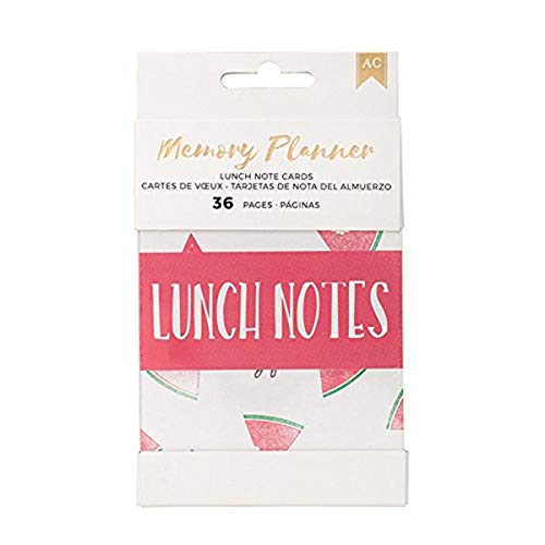 Image of American Crafts 375006 Memory Planner 36Piece Small Lunch Note Cards