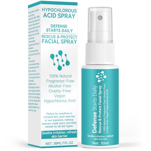 Hypochlorous Acid Face and Body Spray – Gentle HOCl Mist for Daily Skin Comfort, Redness Relief and Hydration, Safe for All Skin Types, 30ml