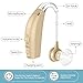 Updated Hearing Aids for Seniors,Rechargeable Hearing Amplifier with Noise Cancelling,Adjustable Volume Control,One Pair Hearing Assist Devices with Charging Box(Black)