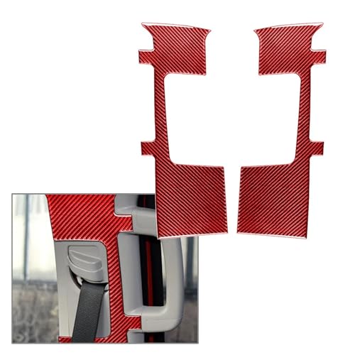 Garniture de ceinture en carbone rouge pour personnaliser l'intérieur du Toyota Tundra