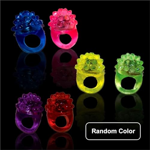 BNOYONERAS 10 Stück Fingerlichter - Leuchtringe, Leuchtende LED Party Ringe für Kinder & Erwachsene