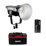 Aputure 120d II LED Light Ultimate Upgrade 30,000 Lux @0.5m, Supports DMX, 5 Pre-Programmed Lighting Effects 120d Mark 2 Daylight LED with Ginisfoto Cloth
