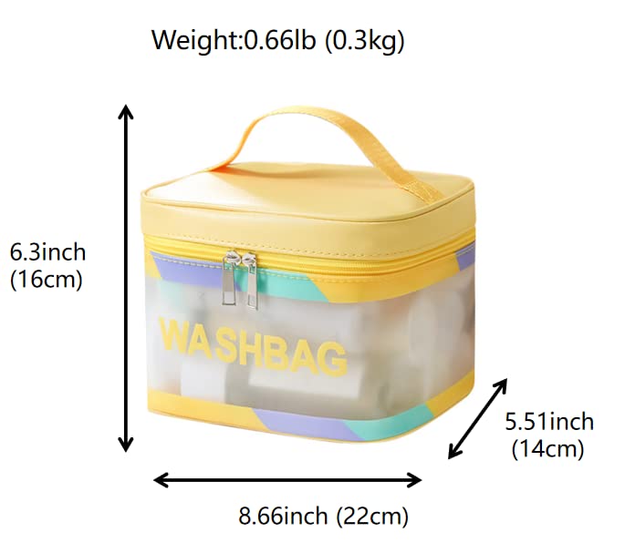 Miniatura 5 de LEJN Neceser Bolsa de viaje Bolsa de maquillaje resistente al agua Bolsa de cosméticos Organizador de viaje Contenedor de tamaño completo Artículos