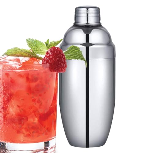 Bouteille de shaker à cocktail, gaspilleur, ensemble de barman, bouteille de barman en acier inoxydable pour cocktails, barman pour mélanger des boissons pour les cocktails, la margarita et le
