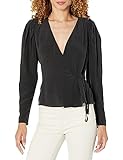 Joie Womens Women's Leigh Blouse in Caviar