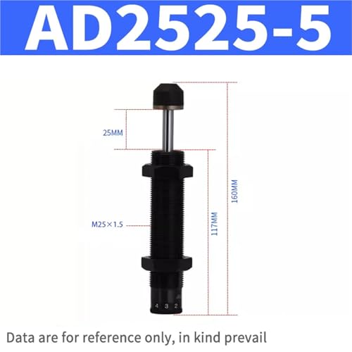 Amortisseur pneumatique AD2525 hydraulique buffer réglable - 2