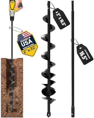K-Brands Auger Drill Bit with Extension
