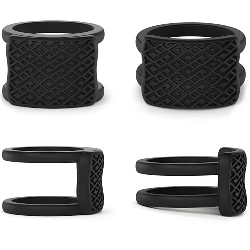 RINFIT 2PCS Ring Protectors - Wedding & Engagement Rings Gym Guard - Silicone Rubber Protectors: Set of Two 4mm & 9mm, Not Known