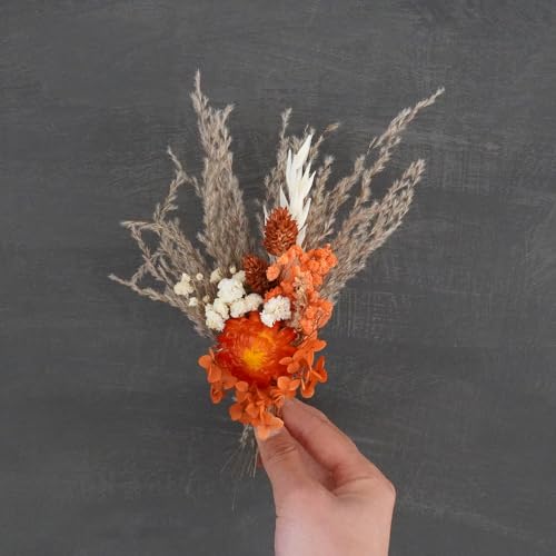 Mini ramo de flores secas Boho estilo D miniatura 3